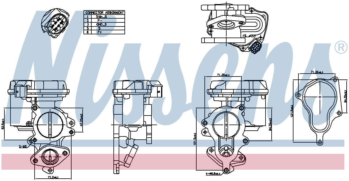 Nissens EGR Valve 98156