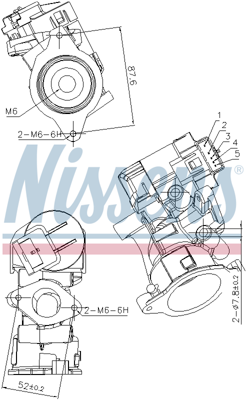 Nissens EGR Valve 98181