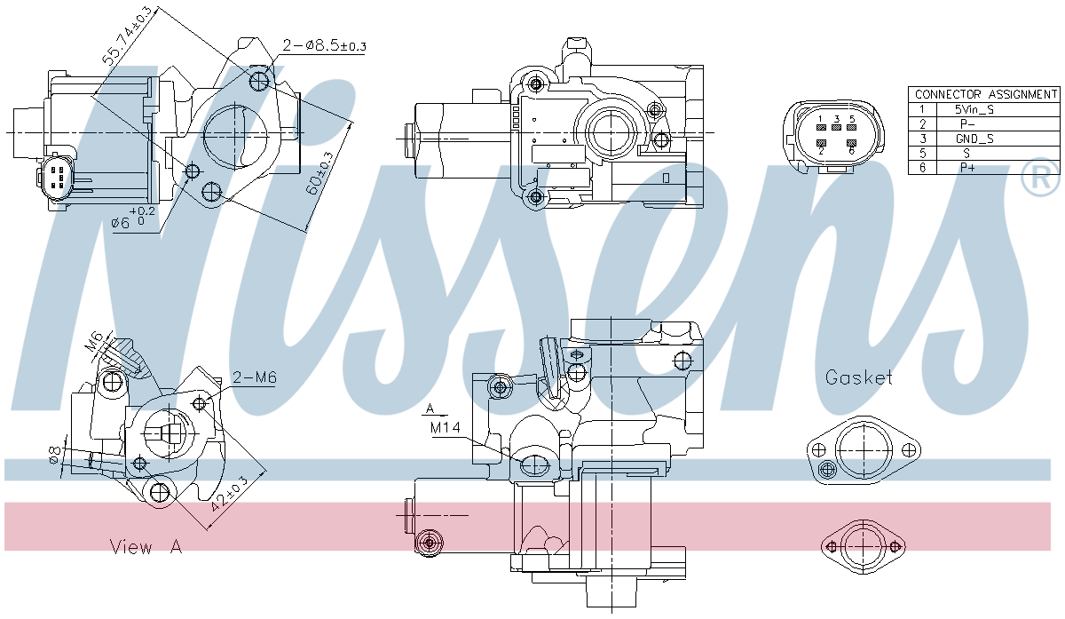 Nissens EGR Valve 98199