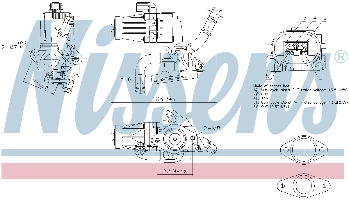 Nissens EGR Valve 98232