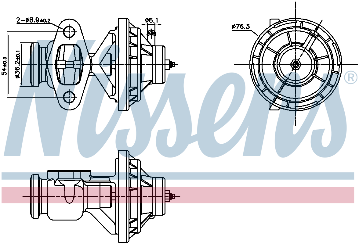 Nissens EGR Valve 98342