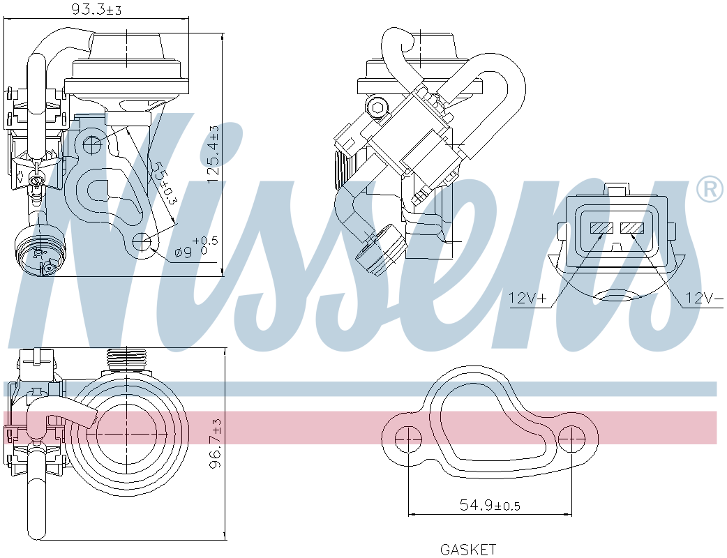 Nissens EGR Valve 98344