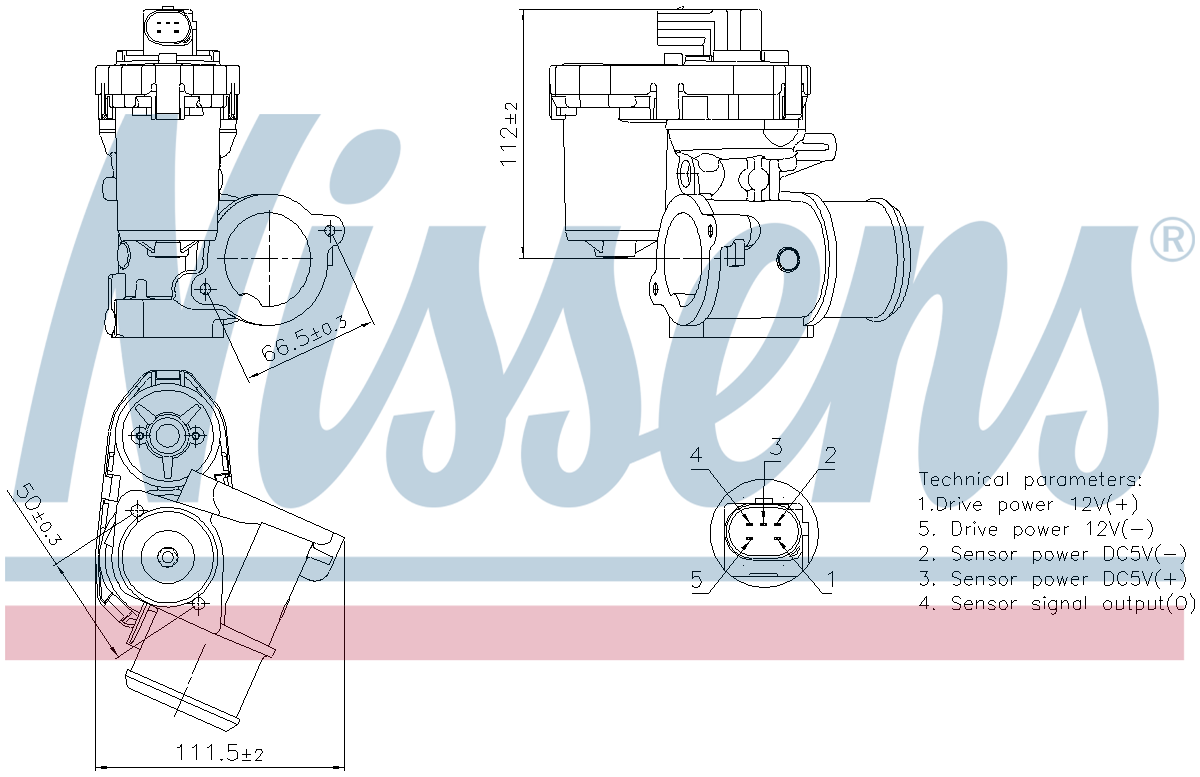 Nissens EGR Valve 98347