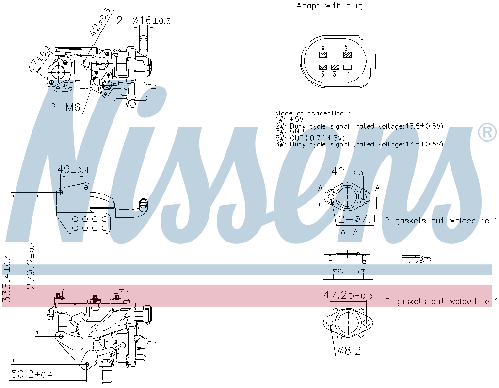 Nissens EGR Valve 98359