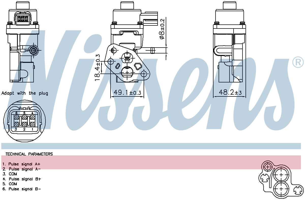 Nissens EGR Valve 98365