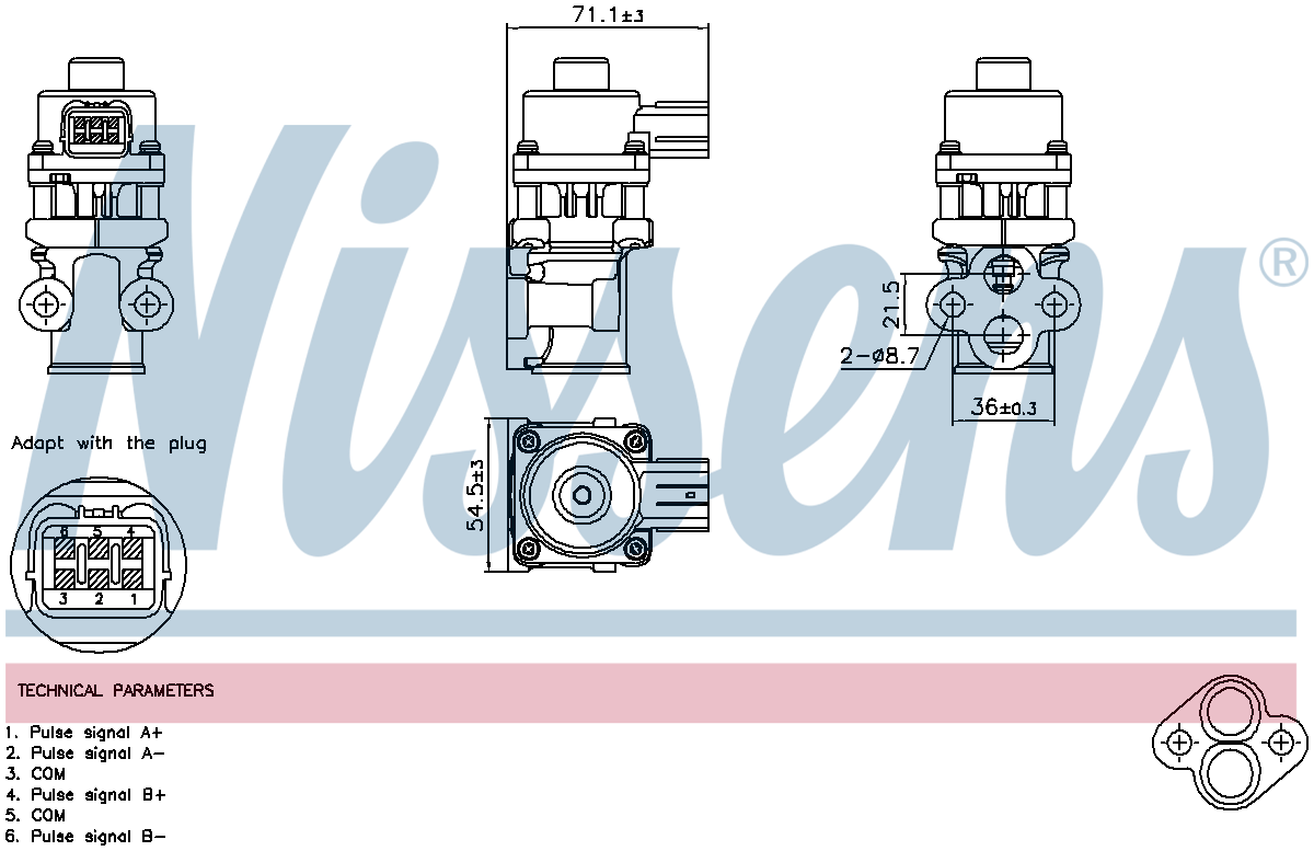 Nissens EGR Valve 98368
