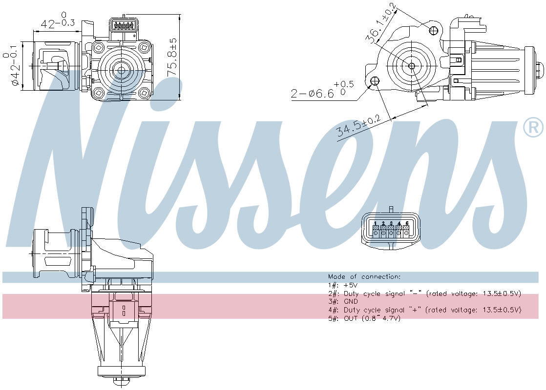 Nissens EGR Valve 98376