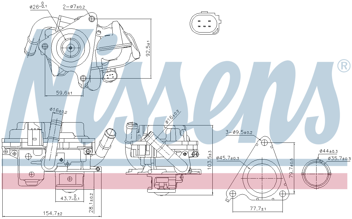 Nissens EGR Valve 98379