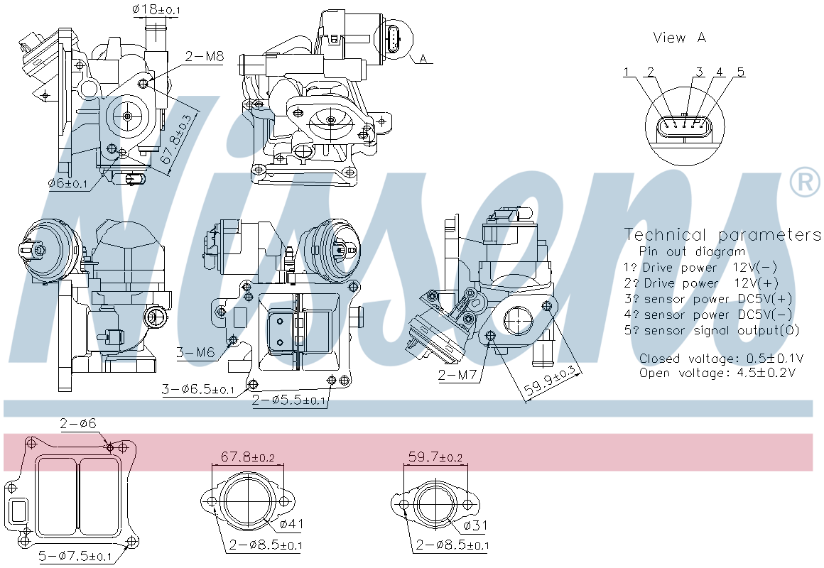 Nissens EGR Valve 98383