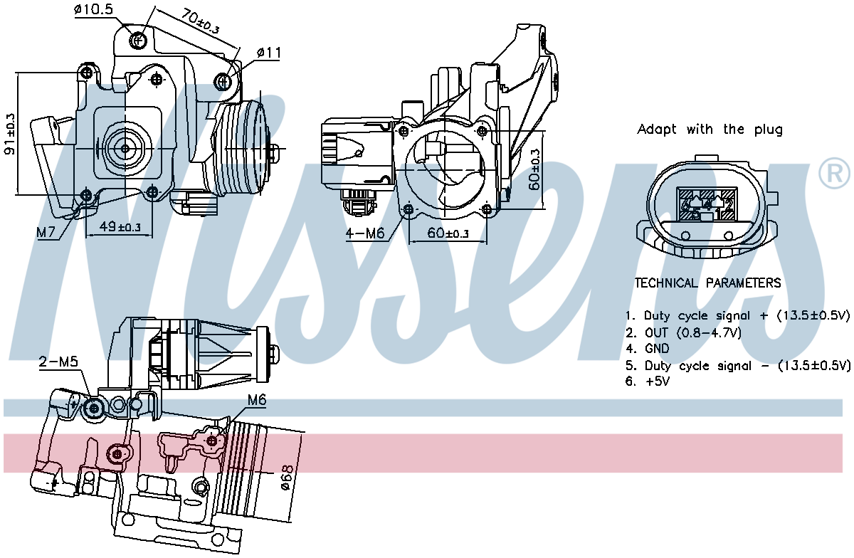 Nissens EGR Valve 98387