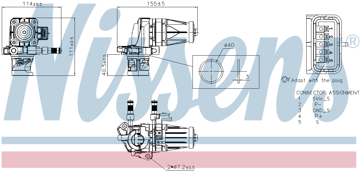 Nissens EGR Valve 98407