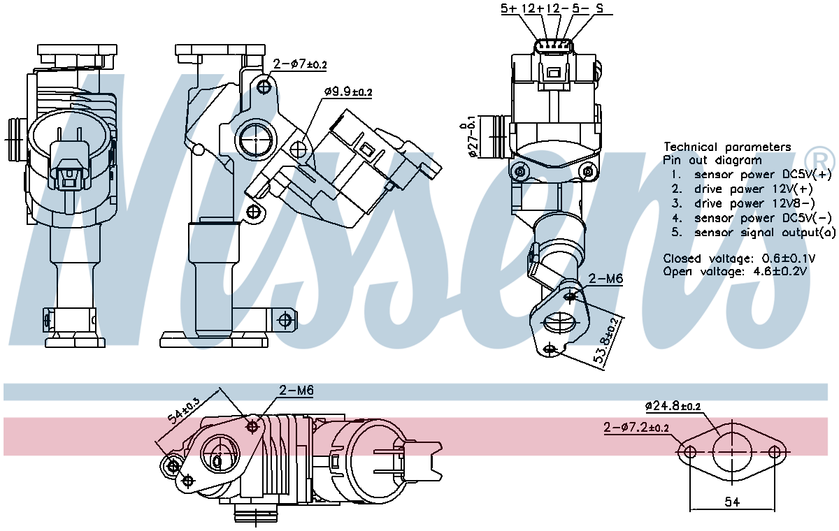 Nissens EGR Valve 98423