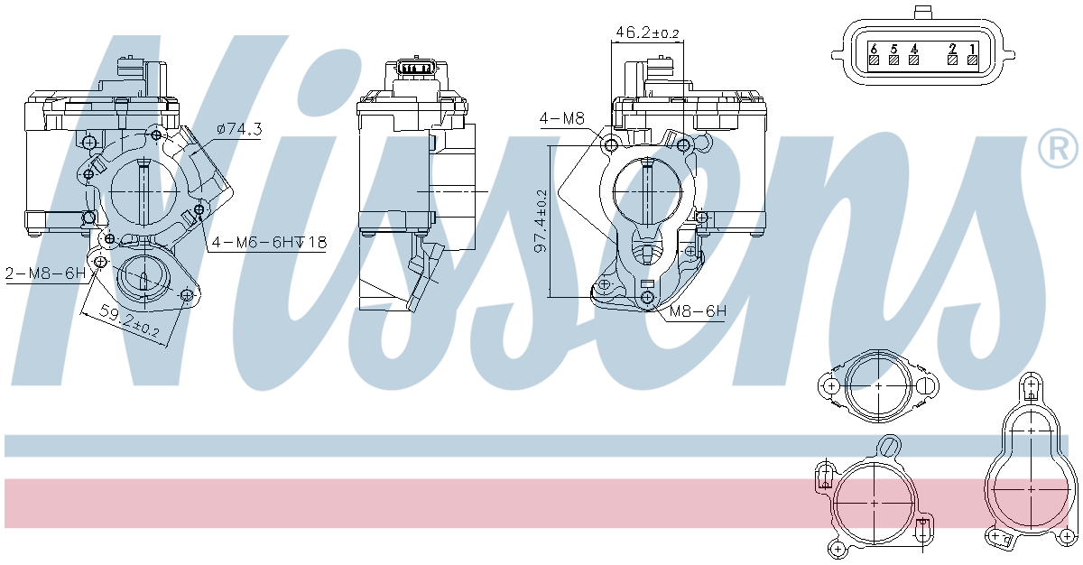 Nissens EGR Valve 98463
