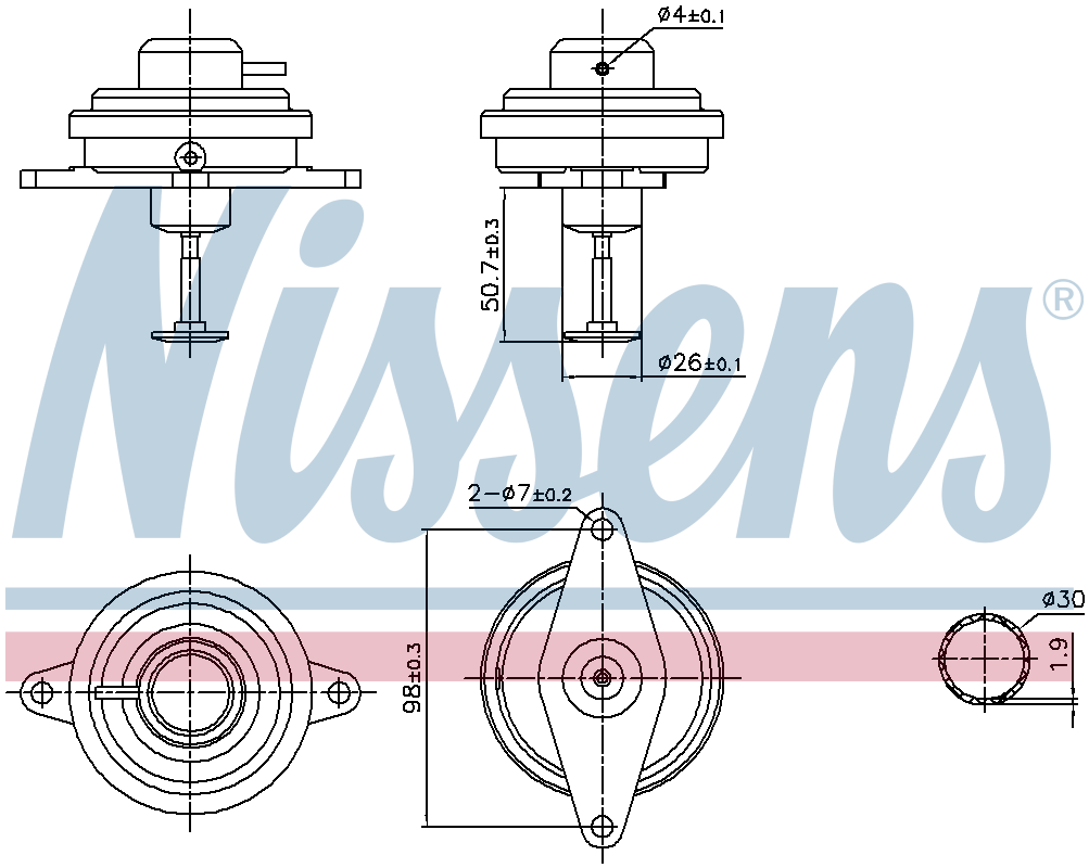 Nissens EGR Valve 98470