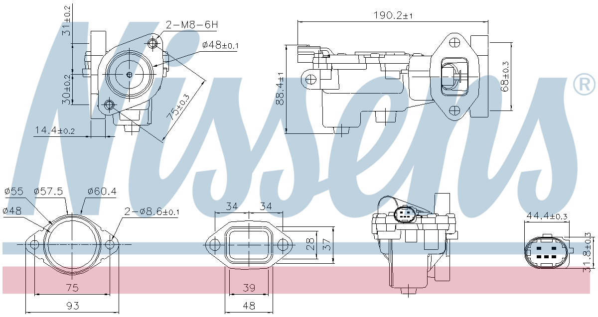 Nissens EGR Valve 98519
