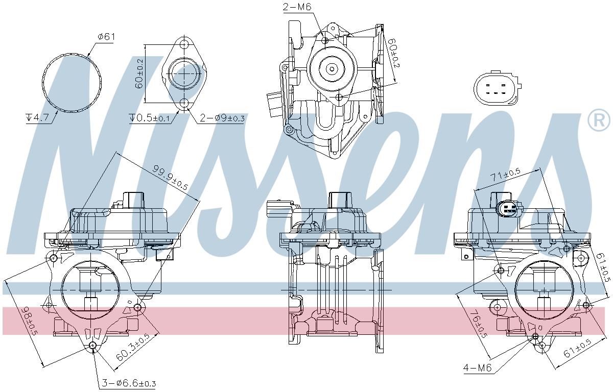 Nissens EGR Valve 98521