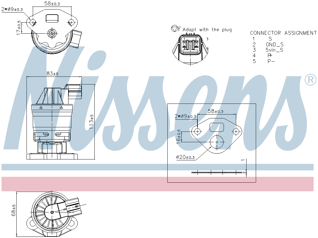 Nissens EGR Valve 98523