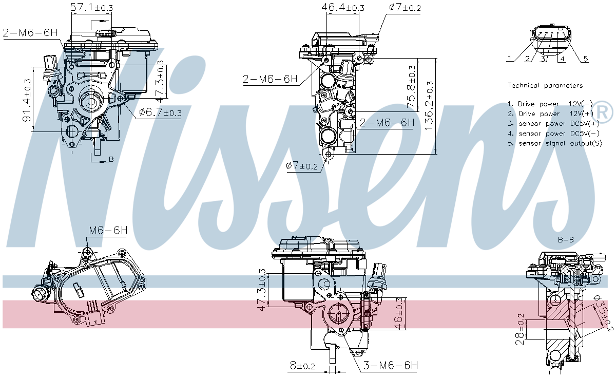 Nissens EGR Valve 98544