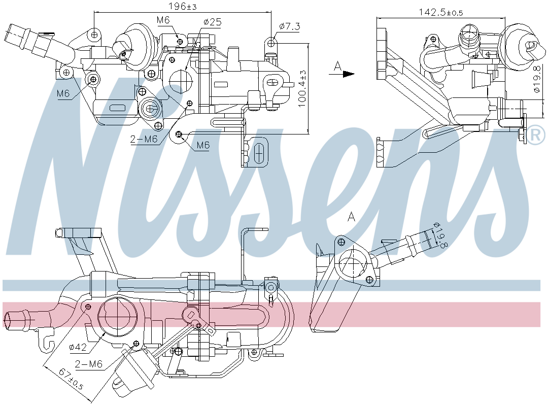 Nissens EGR Cooler 989273