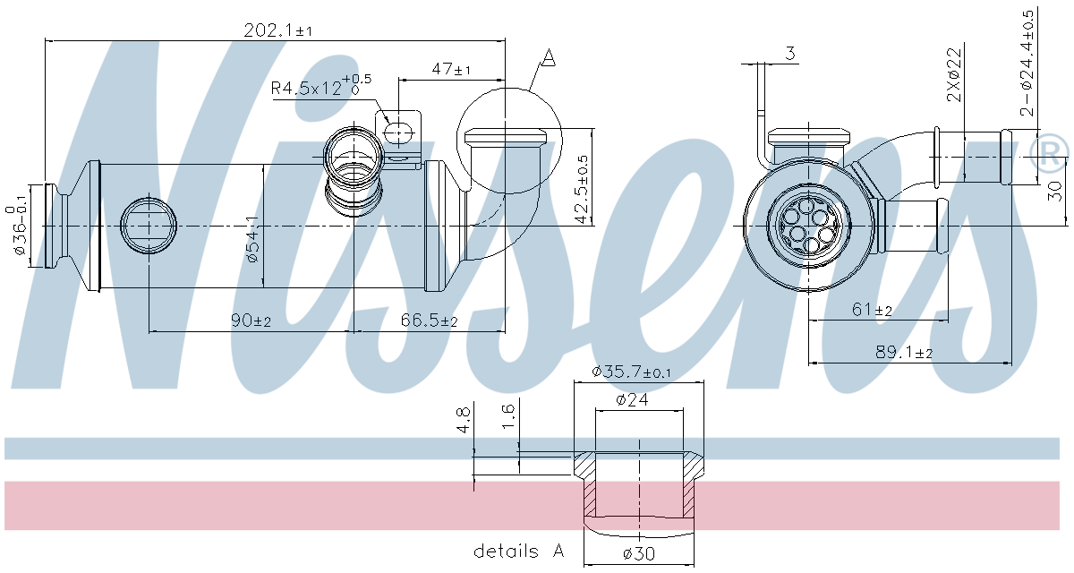 Nissens EGR Cooler 989274