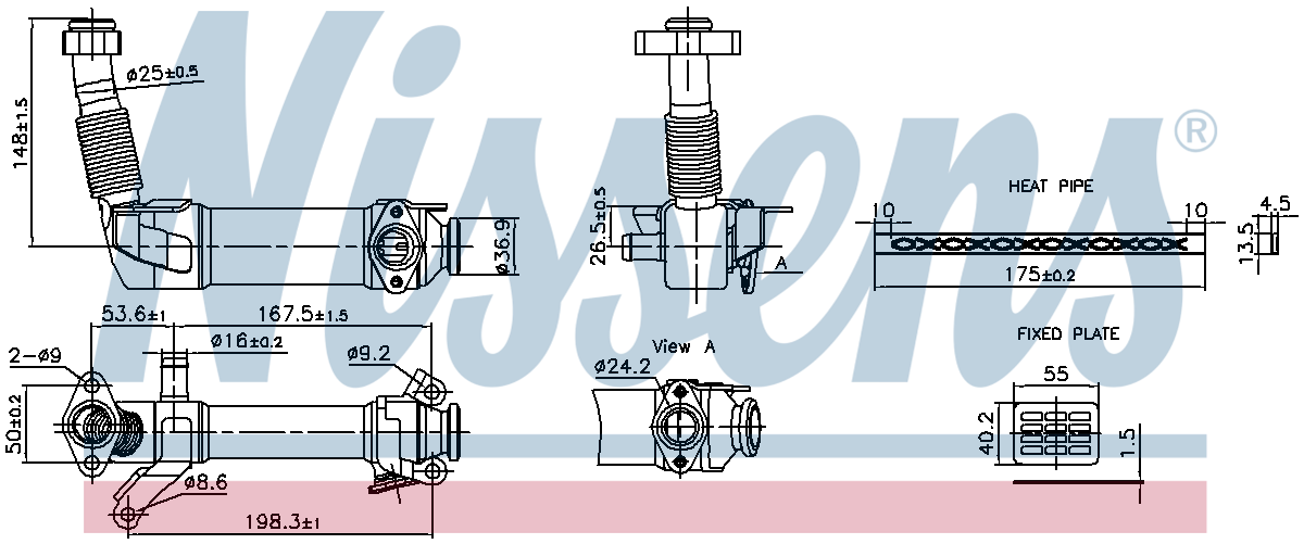Nissens EGR Cooler 989280