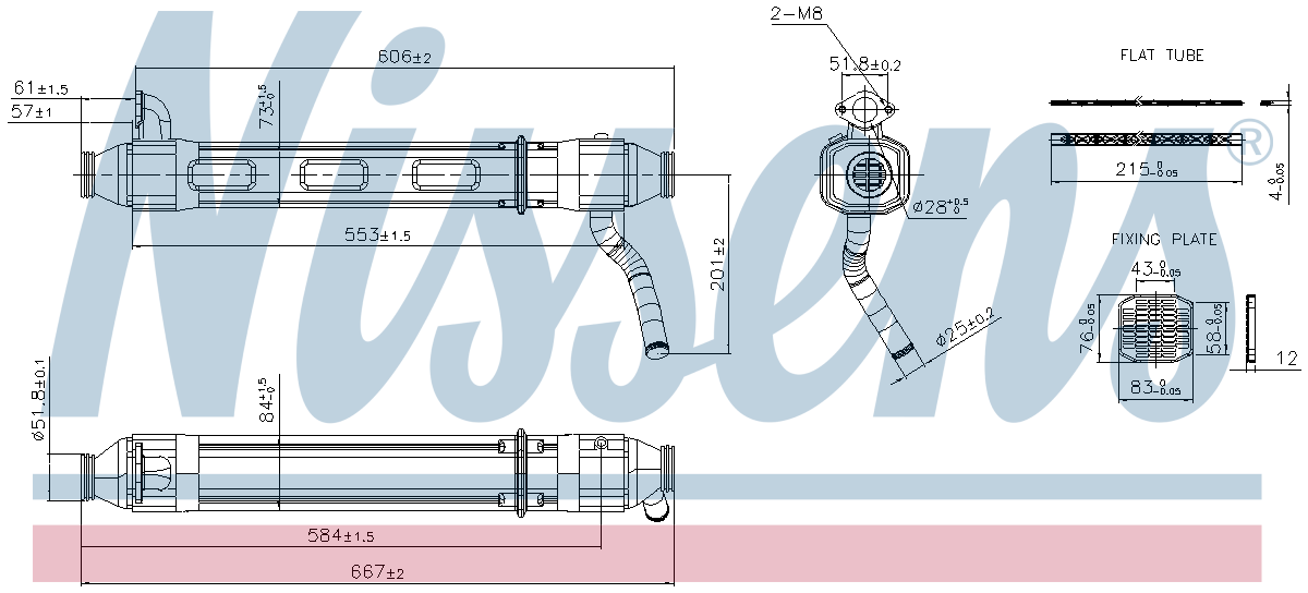 Nissens EGR Cooler 989334