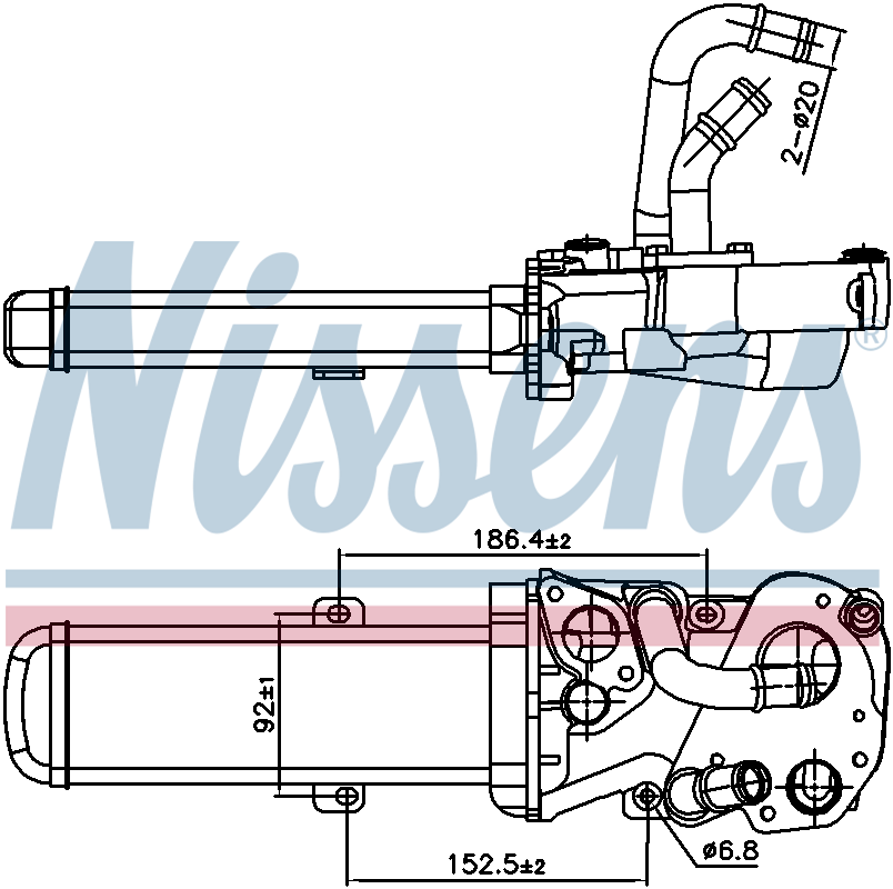 Nissens EGR Cooler 989412