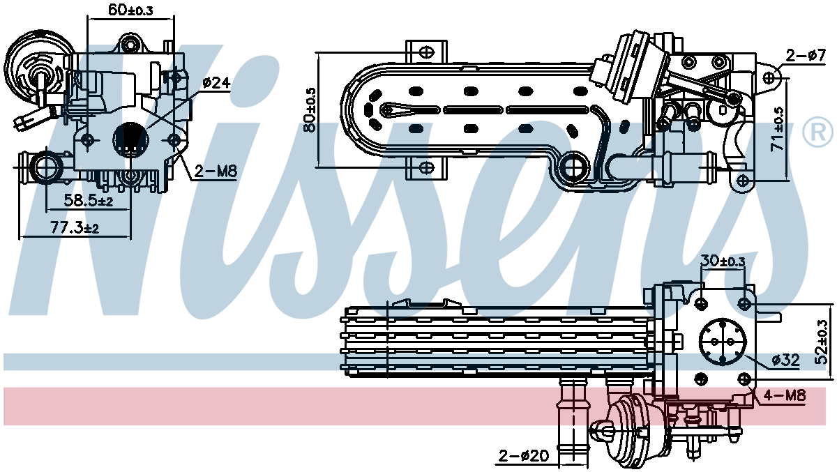 Nissens EGR Cooler 989413