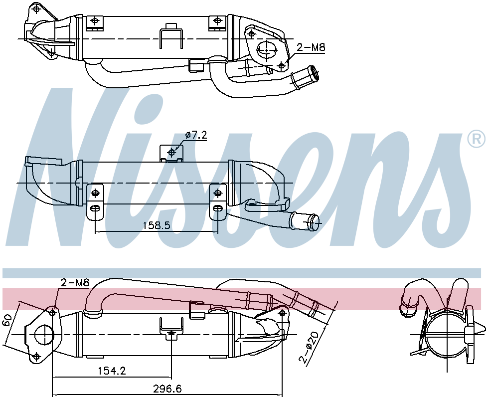 Nissens EGR Cooler 989414