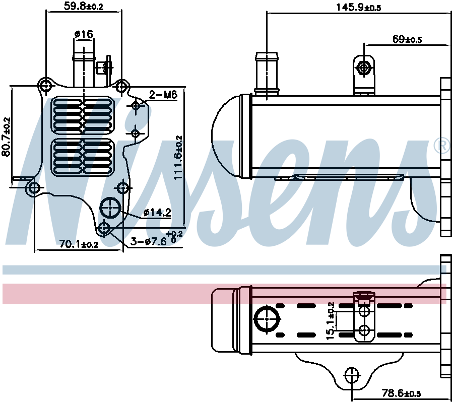 Nissens EGR Cooler 989425