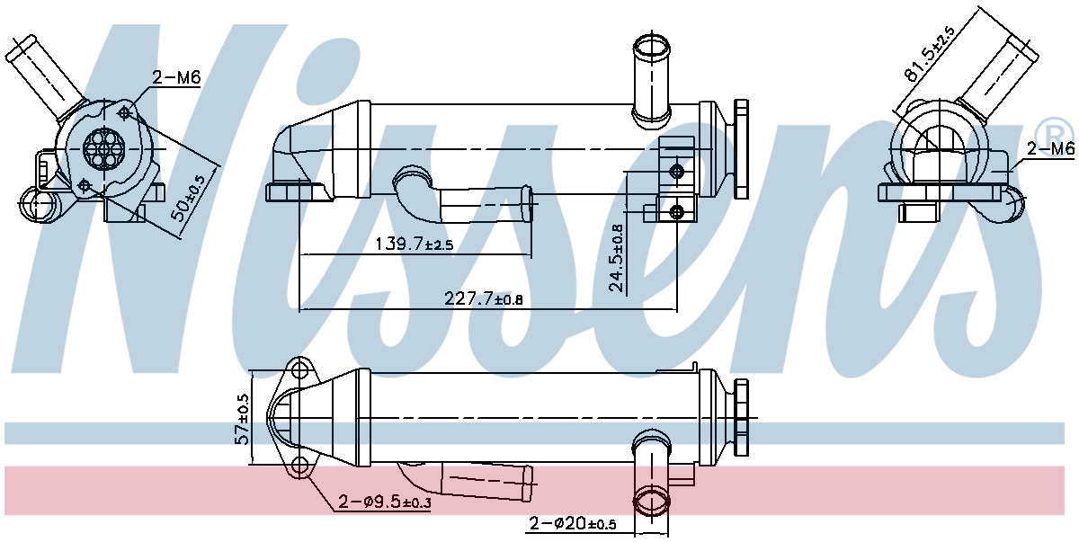Nissens EGR Cooler 989430