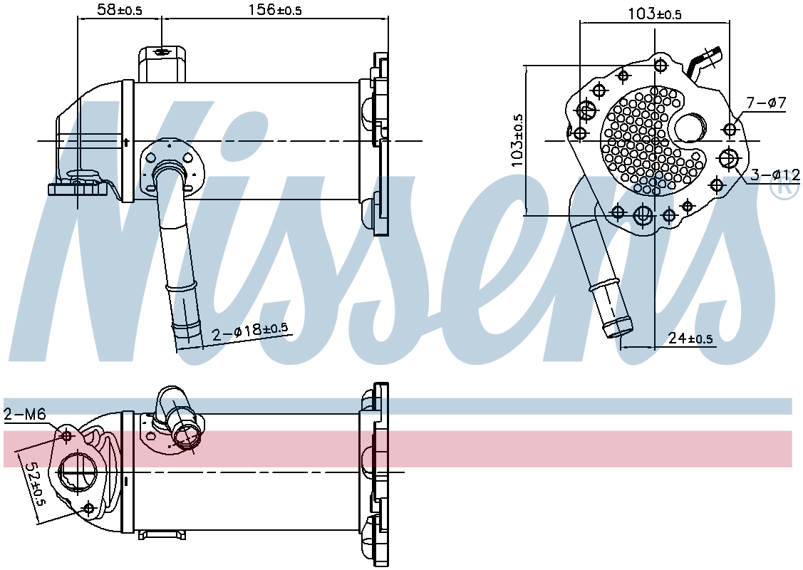 Nissens EGR Cooler 989431