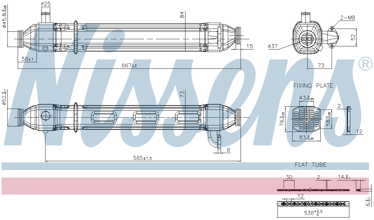 Nissens EGR Cooler 989463
