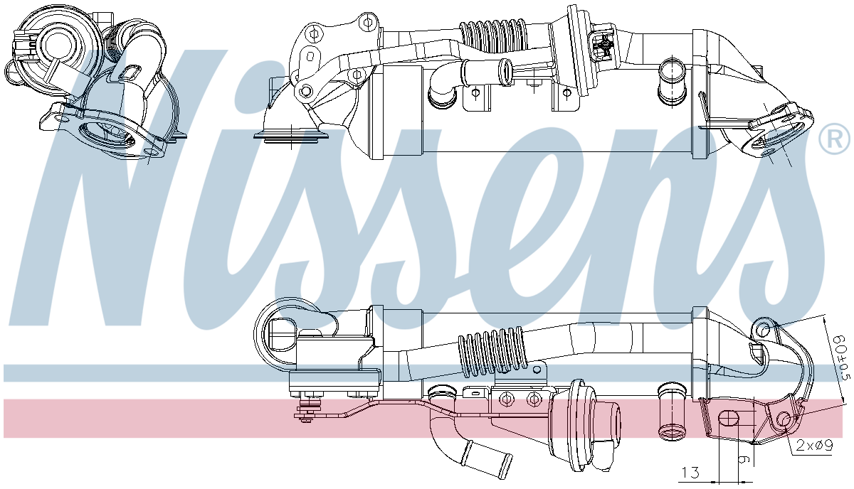 Nissens EGR Cooler 989476