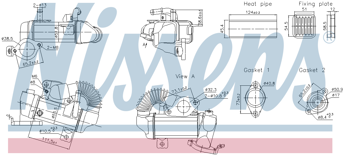 Nissens EGR Cooler 989494