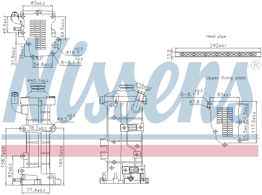 Nissens EGR Cooler 989503