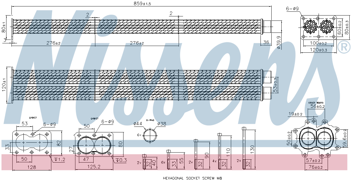 Nissens EGR Cooler 989547