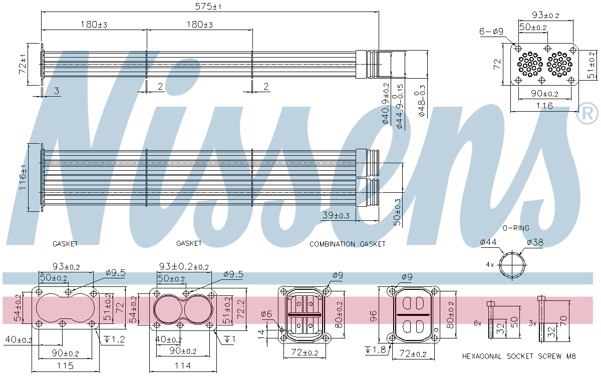 Nissens EGR Cooler 989565