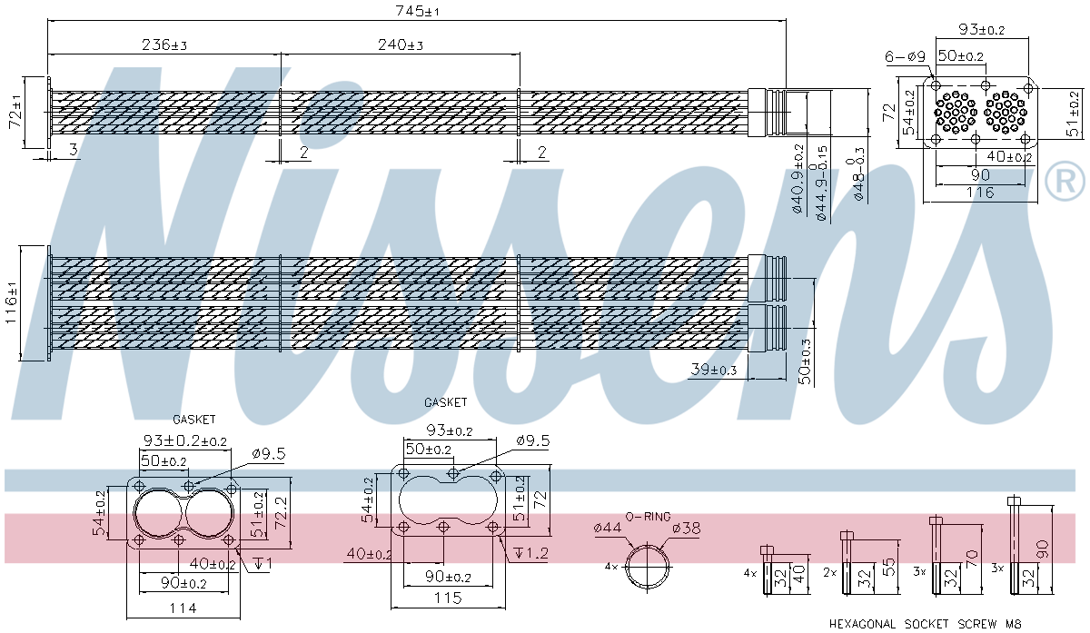Nissens EGR Cooler 989566