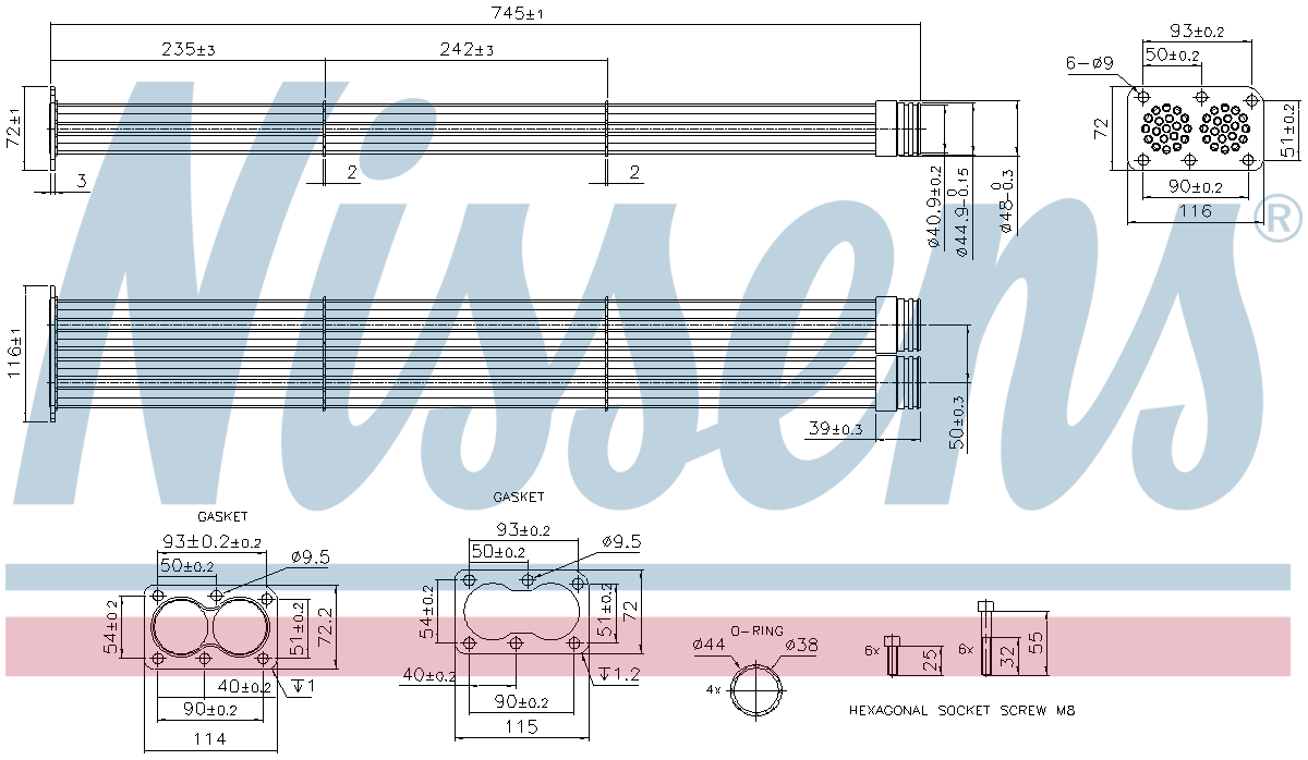 Nissens EGR Cooler 989567