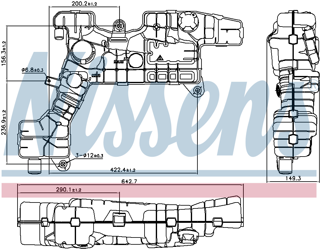 Nissens Coolant Expansion Tank 996071