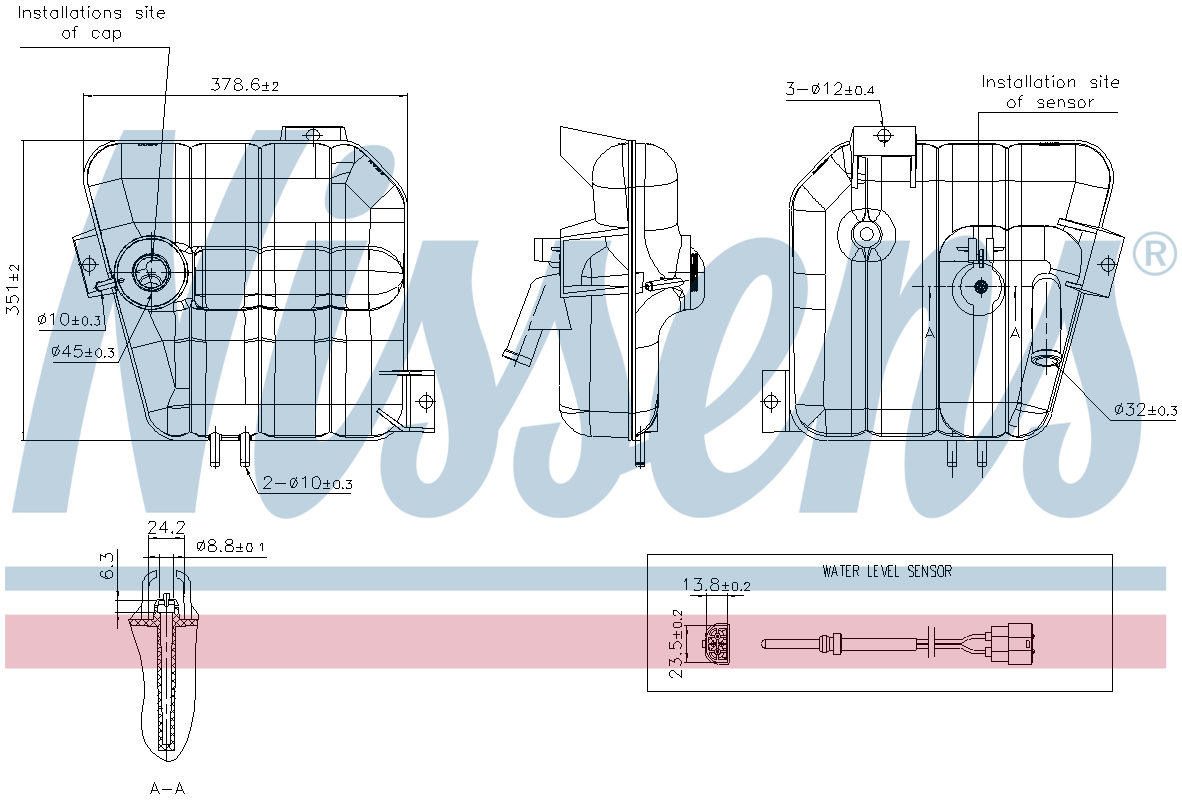 Nissens Coolant Expansion Tank 996084