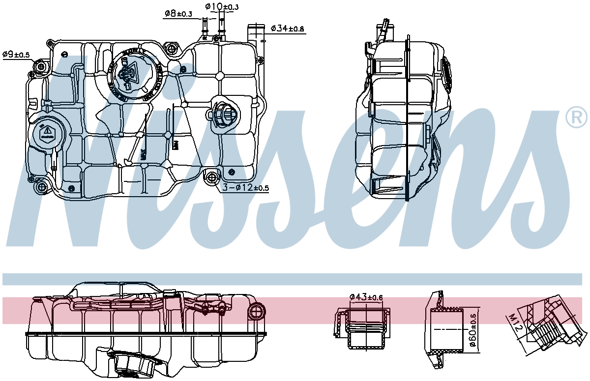 Nissens Coolant Expansion Tank 996162