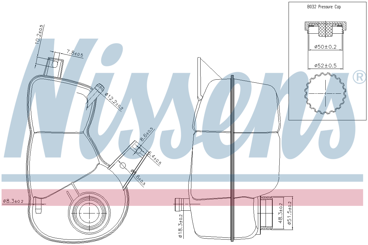 Nissens Coolant Expansion Tank 996174