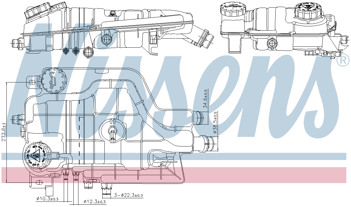 Nissens Coolant Expansion Tank 996205