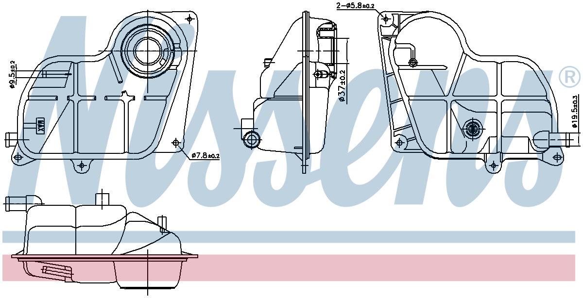 Nissens Coolant Expansion Tank 996299
