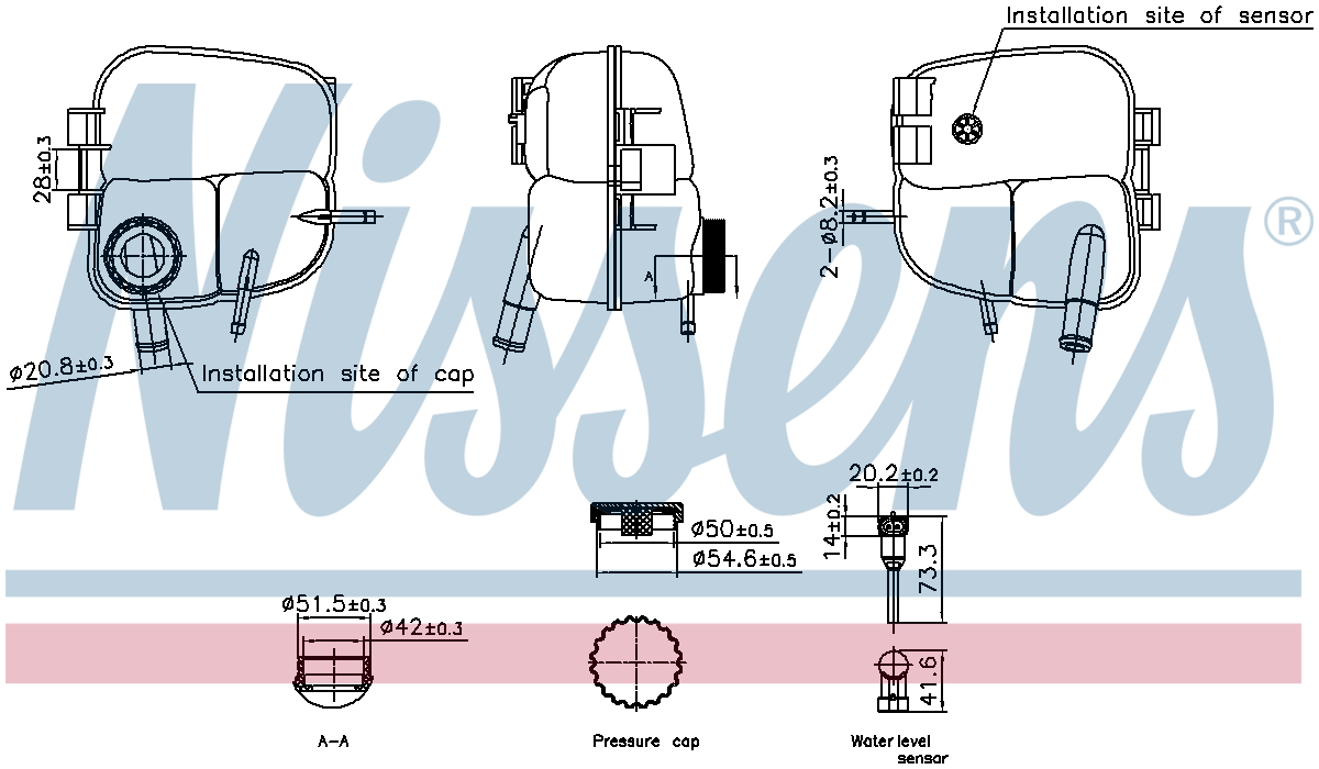 Nissens Coolant Expansion Tank 996303