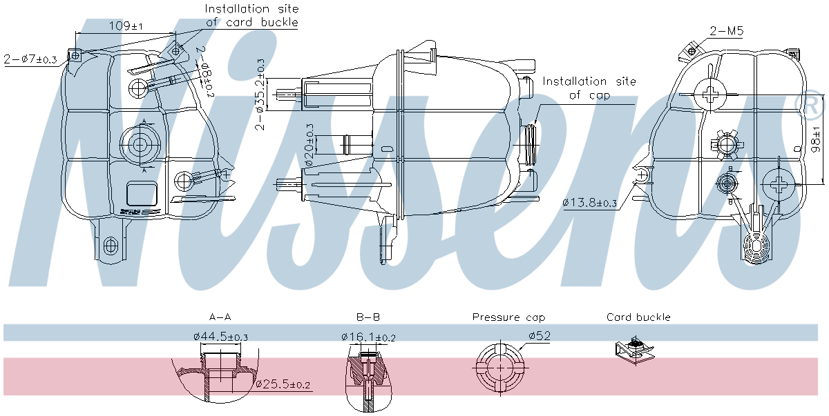 Nissens Coolant Expansion Tank 996307