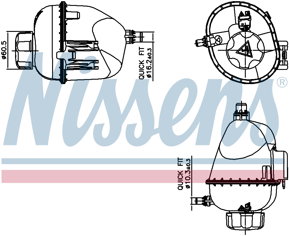 Nissens Coolant Expansion Tank 996317