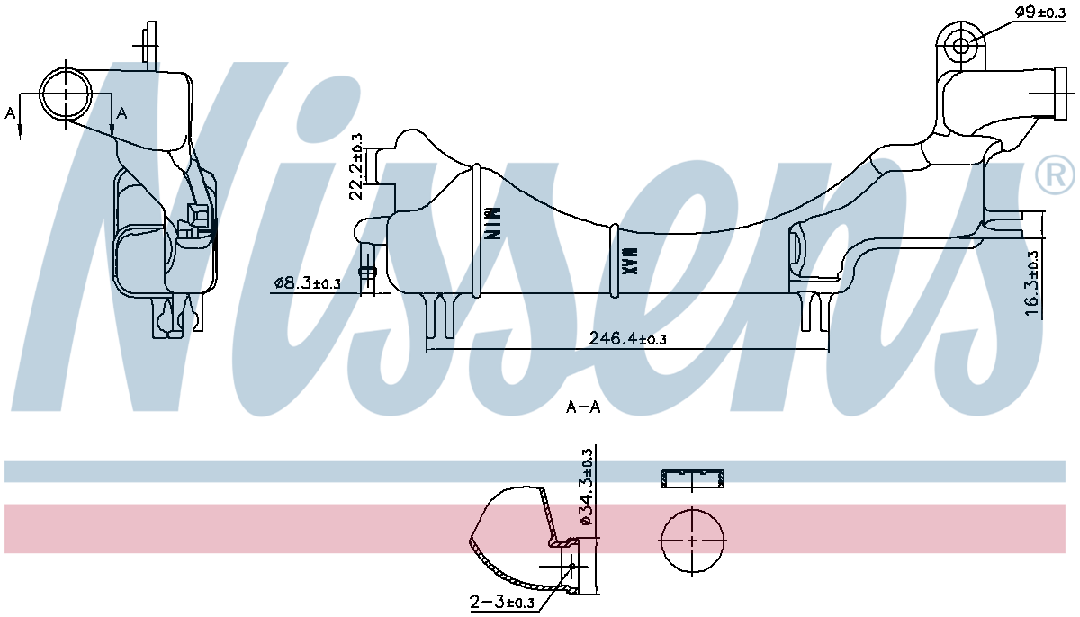 Nissens Coolant Expansion Tank 996334